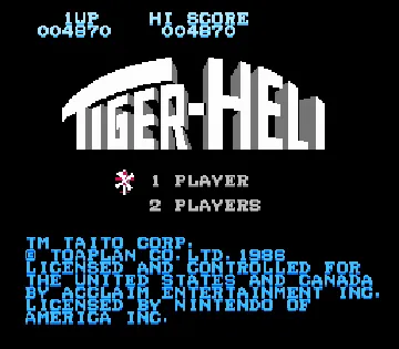 Tiger-Heli (USA) (Rev 1) (Possible Proto) screen shot title